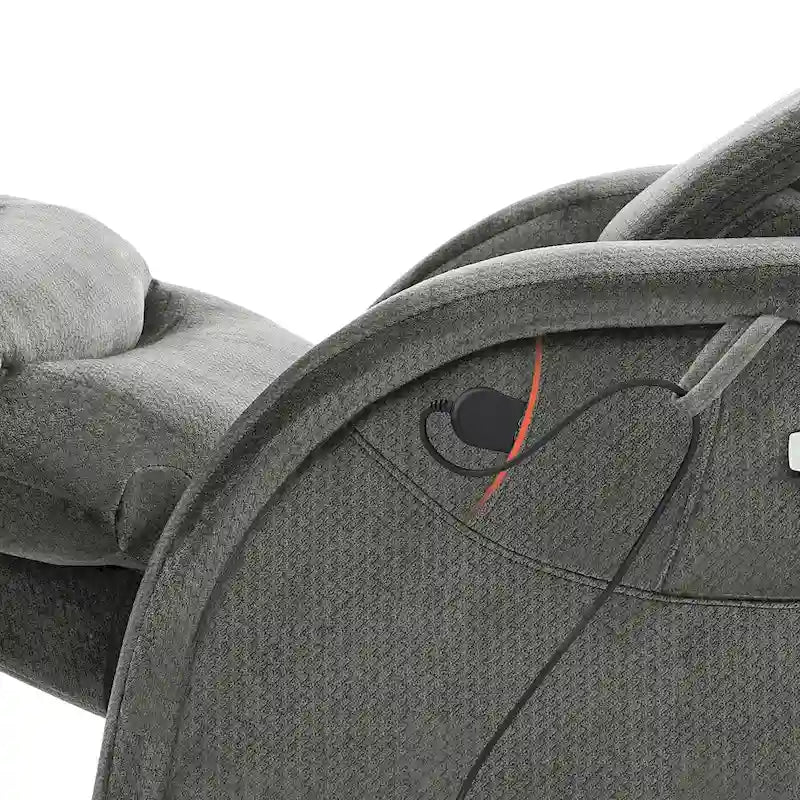 Poltrona Reclinabile MCombo Power Zero Gravity con Poggiatesta Regolabile per Soggiorno, Tessuto ZG334