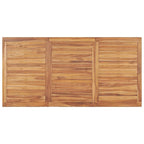 vidaXL Solid Wood Teak Patio Dining Set Garden Outdoor Table Chair 3/4/5/7/9 Piece