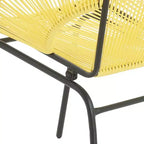 Christopher Knight Home Nusa Outdoor Rattan and Metal Acapulco Weave Club Chairs (Set of 2)
