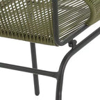 Christopher Knight Home Nusa Outdoor Rattan and Metal Acapulco Weave Club Chairs (Set of 2)