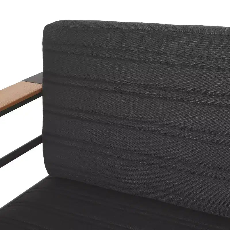 Christopher Knight Home Giovanna Outdoor Aluminum and Faux Wood Club Chair (Set of 2)