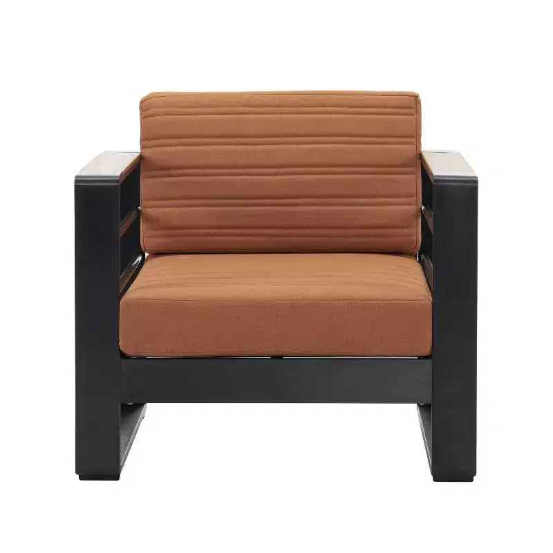 Christopher Knight Home Giovanna Outdoor Aluminum and Faux Wood Club Chair (Set of 2)