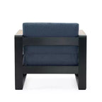 Christopher Knight Home Giovanna Outdoor Aluminum and Faux Wood Club Chair (Set of 2)