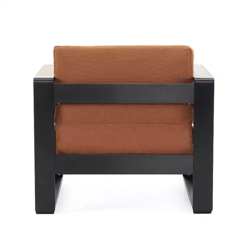 Christopher Knight Home Giovanna Outdoor Aluminum and Faux Wood Club Chair