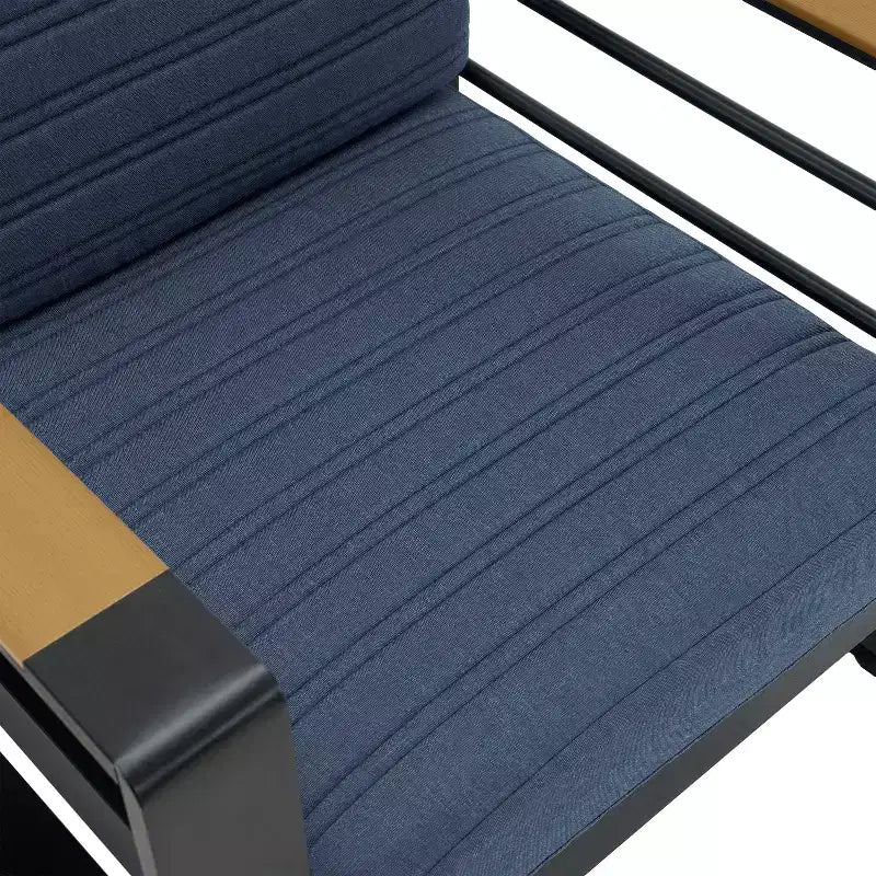 Christopher Knight Home Giovanna Outdoor Aluminum and Faux Wood Club Chair
