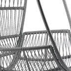 Christopher Knight Home Lina Outdoor Wicker Swivel Lounge Chair, Light Gray
