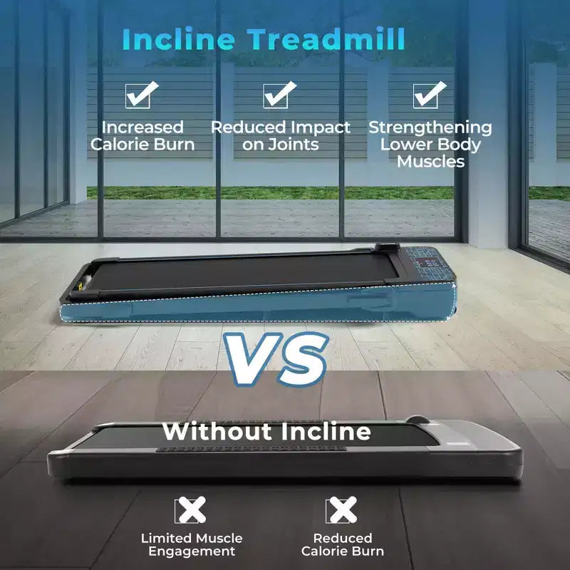 Tapis Roulant Pieghevole 2 in 1 Costway con Telecomando, Controllo tramite APP e Display a LED