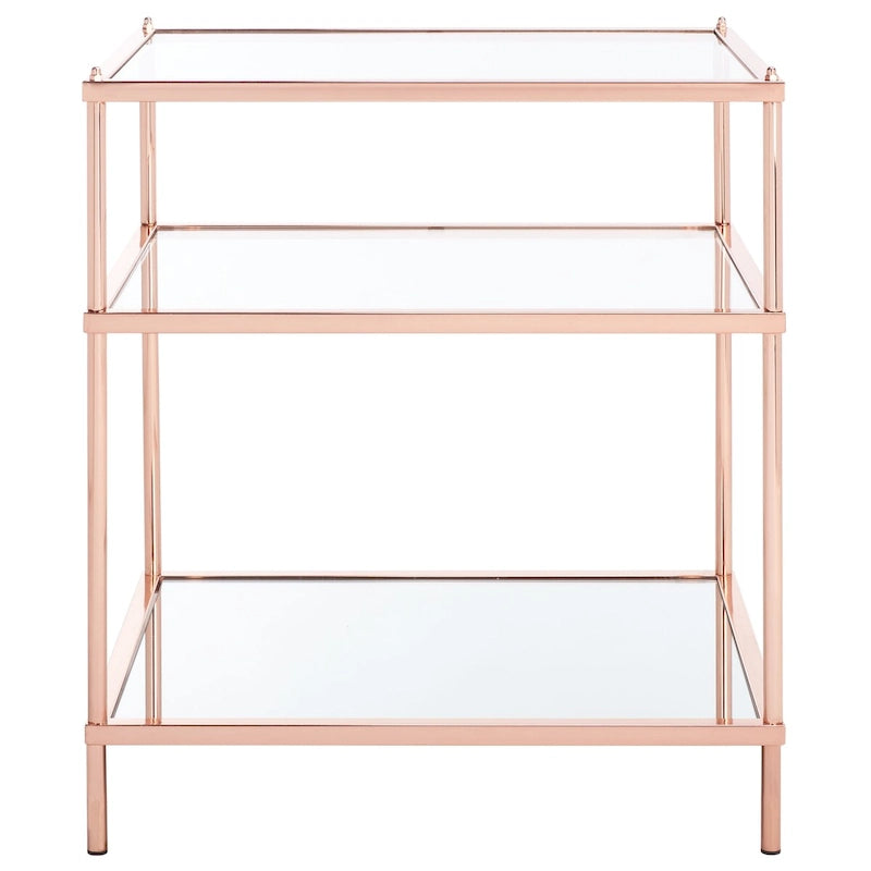 SAFAVIEH Vida 3-Tier Accent Table - 22 W x 18 D x 27 H - 22Wx18Dx27H