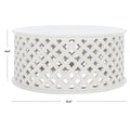 SAFAVIEH Antkea Round Coffee Table - 35 L x 35 D x 16 H - 35Wx35Dx16H