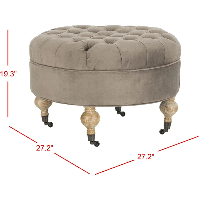 Shaunna Round Ottoman