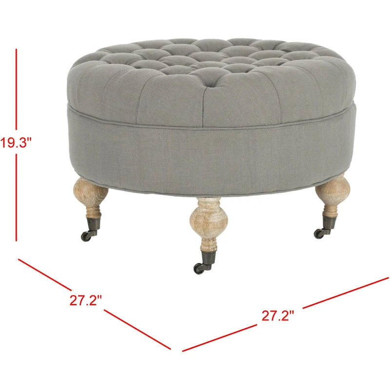 Shaunna Round Ottoman