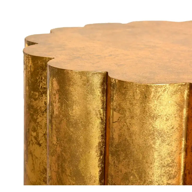 SAFAVIEH Carolee Gold Drum Coffee Table - 28 x 28 x 15 - 28Wx28Dx15H