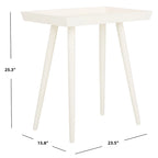 SAFAVIEH Fanica Tray Accent Table - 24Wx16Dx25H