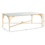 Telke Gold Coffee Table - 50 x 26 x 18 - 50Wx26Dx18H