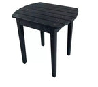 Set Bistrò Pieghevole Jiallo Adirondack con Porta Bicchiere, 2 Sedie Pieghevoli Adirondack con porta bicchieri e 1 Tavolino