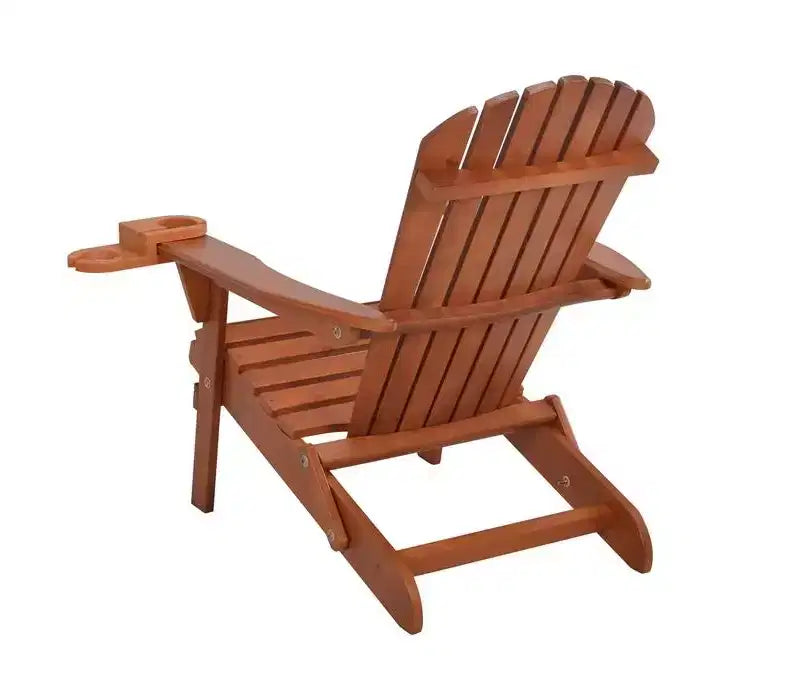 Jiallo Foldable Adirondack Chair with cup holder set of 4