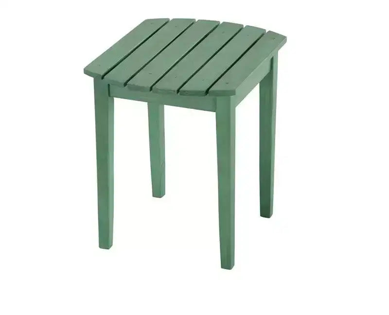 Jiallo Foldable Adirondack Chair with cup holder Conversation Set, 2 Foldable Adirondack Chairs with cup holders with Ottoman and 1 End Table