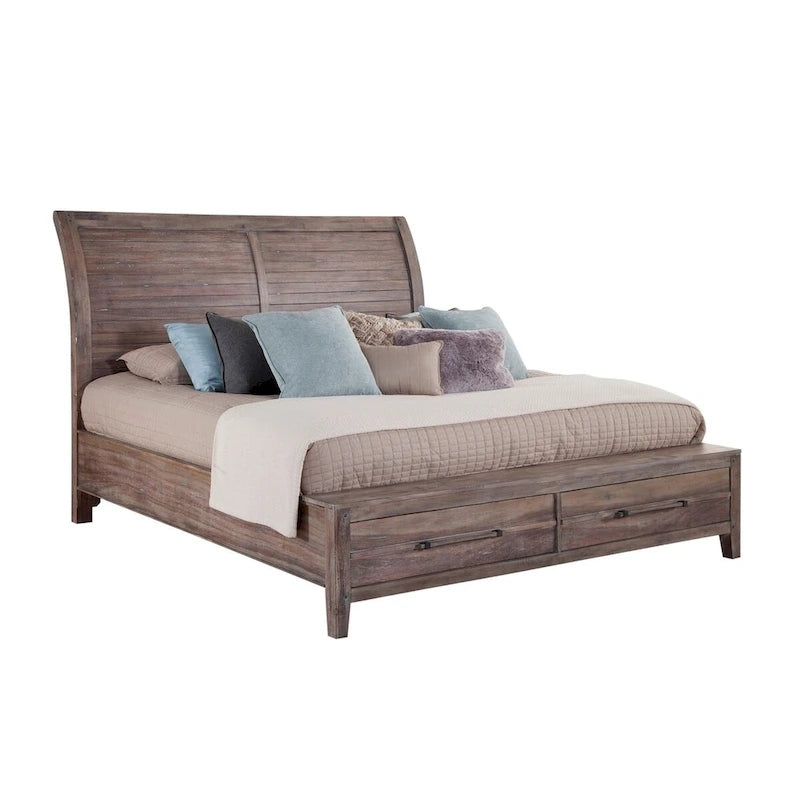 Letto contenitore Asher Sleigh