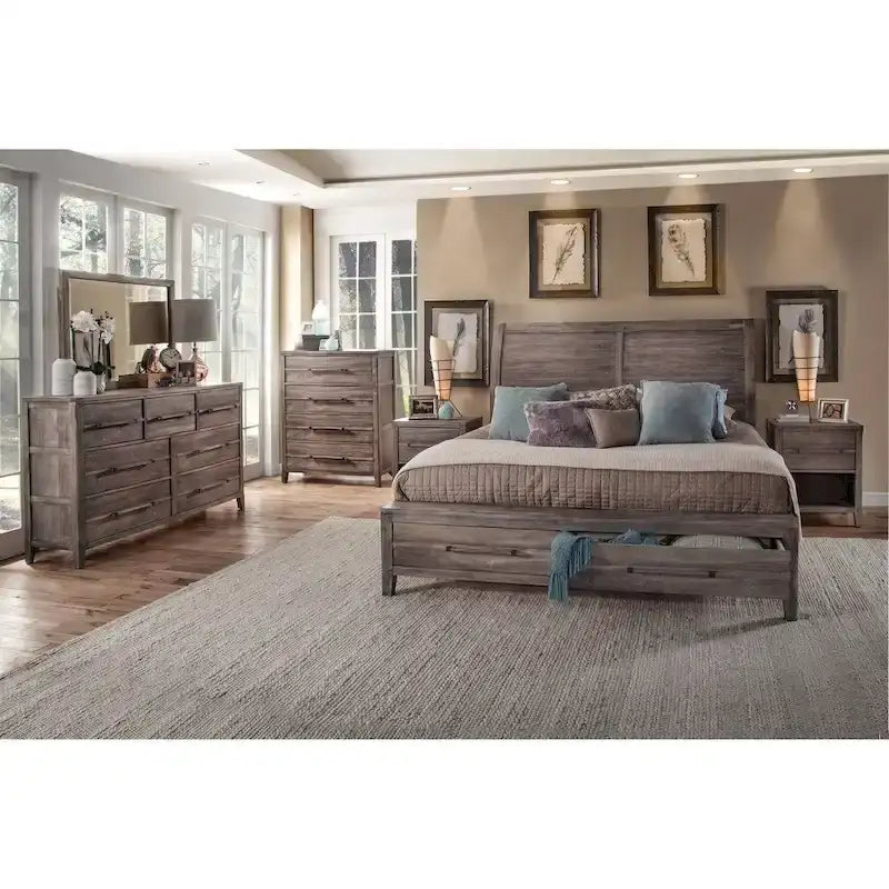 Letto contenitore Asher Sleigh