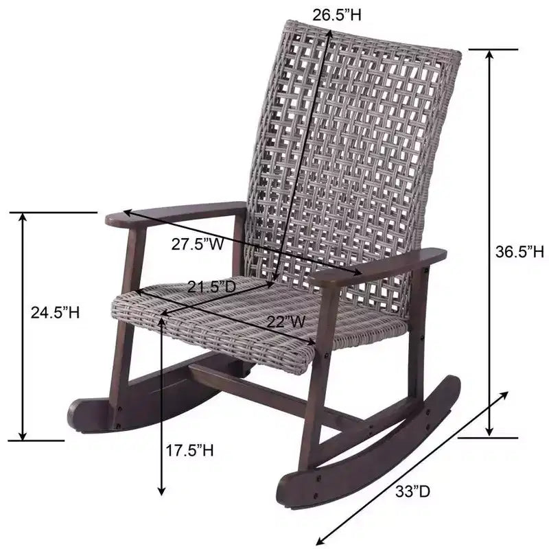 Jiallo Vineyard Collection - Rocking Chair