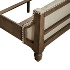Americana Farmhouse Shelter Bed, Dresser, Mirror, and Nightstand Bedroom Set