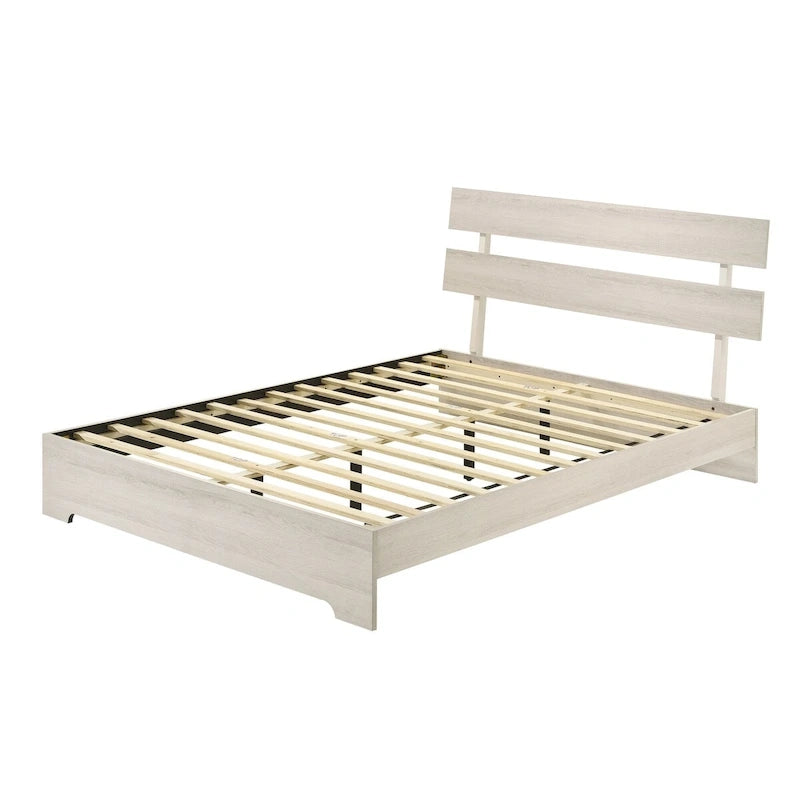Annis 3 Piece White Platform Bedroom Set