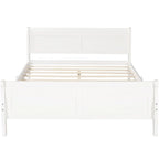 Oaks Aura Wood Platform Bed Twin Bed Frame Mattress Foundation Sleigh Bed with Headboard/Footboard/Wood Slat Support