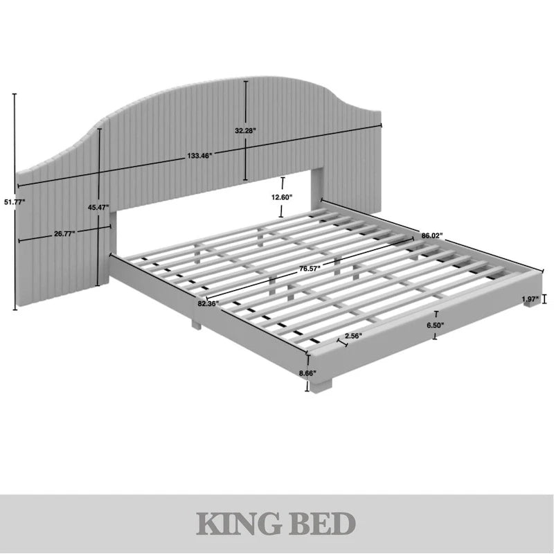 CraftPorch Contemporary Wall Panel Bed