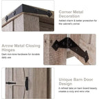 Farmhouse Storage Cabinet, Armoire, Rustic Pantry, Versatile Storage