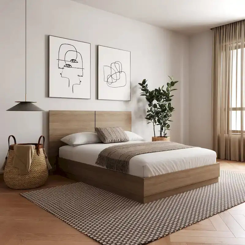 Letto con testiera modello Milano