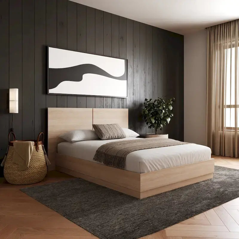 Letto con testiera modello Milano