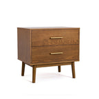 Furniture of America Beau Midcentury 3-Piece Boucle Wingback Low Profile Bedroom Set
