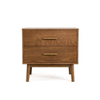 Furniture of America Beau Midcentury 3-Piece Boucle Wingback Low Profile Bedroom Set