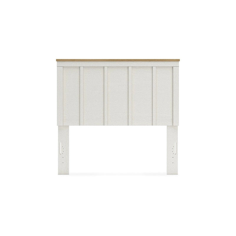 Signature Design by Ashley Linnocreek White/Brown Panel Headboard