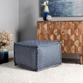Nuloom Amalfi Aztec Print Indoor/Outdoor Ottoman Pouf