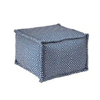 Nuloom Amalfi Aztec Print Indoor/Outdoor Ottoman Pouf