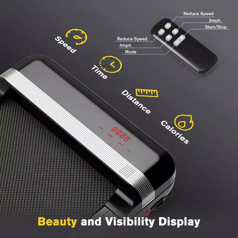 Tapis Roulant Inclinabile Redliro Sottoscrivania, Tapis Roulant con Inclinazione Regolabile in 1 Fase per Casa Ufficio, Portatile per Camminata e Jogging