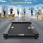 Tapis Roulant Inclinabile Redliro Sottoscrivania, Tapis Roulant con Inclinazione Regolabile in 1 Fase per Casa Ufficio, Portatile per Camminata e Jogging
