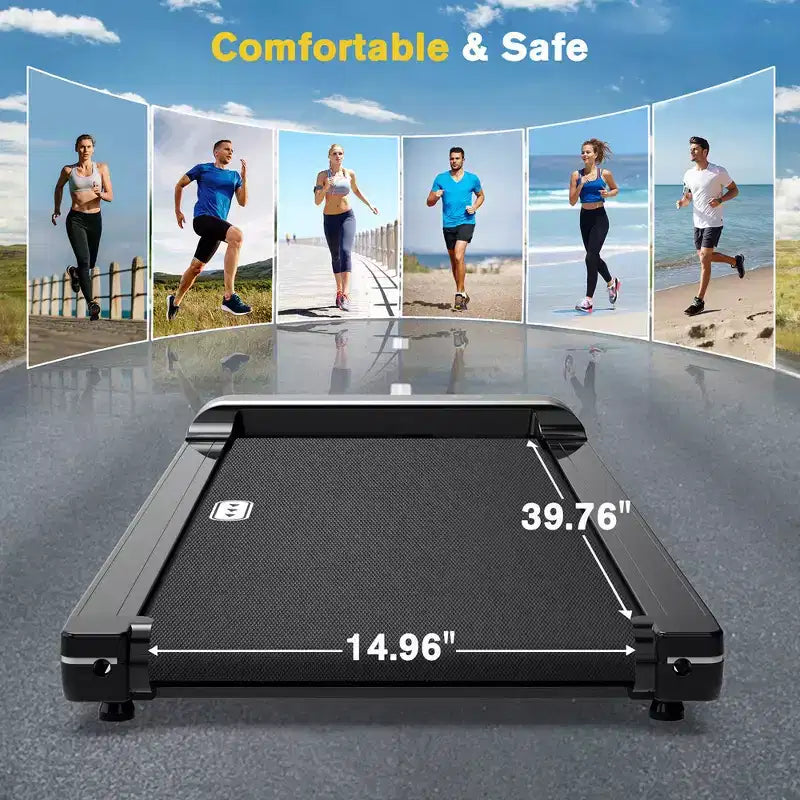 Tapis Roulant Inclinabile Redliro Sottoscrivania, Tapis Roulant con Inclinazione Regolabile in 1 Fase per Casa Ufficio, Portatile per Camminata e Jogging