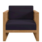 Set da esterno Carlsbad 3 pezzi in legno di teak per patio