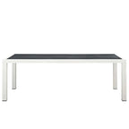 Stance 90.5 Outdoor Patio Aluminum Dining Table