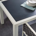 Stance 90.5 Outdoor Patio Aluminum Dining Table