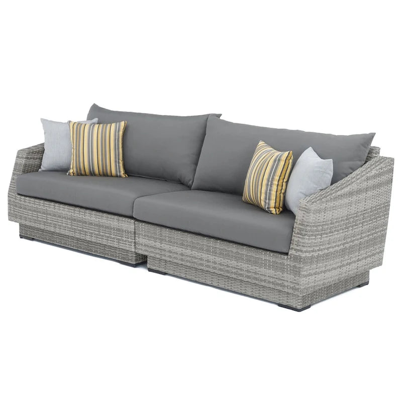 Cannes 6 Piece Sunbrella Outdoor Patio Sofa & Club Chair Set