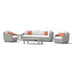 Cannes 6 Piece Sunbrella Outdoor Patio Sofa & Club Chair Set