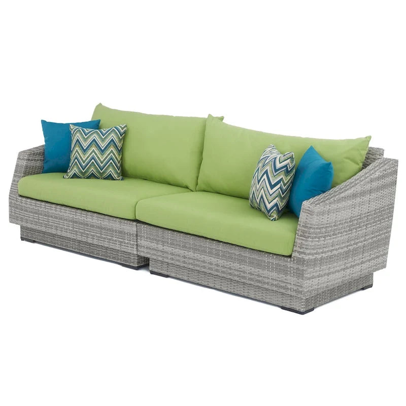 Cannes 6 Piece Sunbrella Outdoor Patio Sofa & Club Chair Set