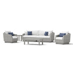 Cannes 6 Piece Sunbrella Outdoor Patio Sofa & Club Chair Set