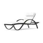 Deco 2 Aluminum Outdoor Patio Chaise Lounges Set