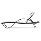 Deco 2 Aluminum Outdoor Patio Chaise Lounges Set
