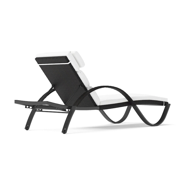 Deco 2 Aluminum Outdoor Patio Chaise Lounges Set