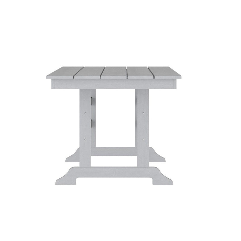 Commercial All Weather Adirondack Table and 6 Chairs with Cupholders